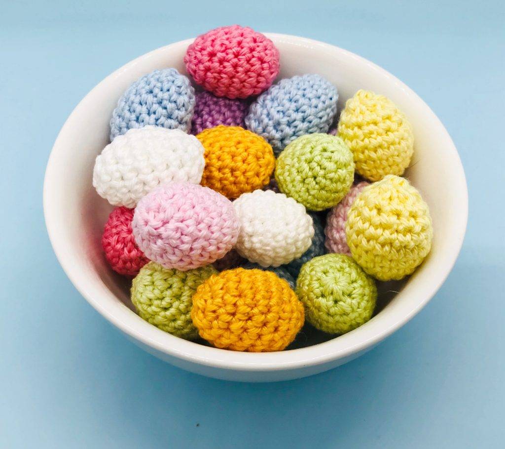 mini easter eggs crochet amigurumi pattern tutorial