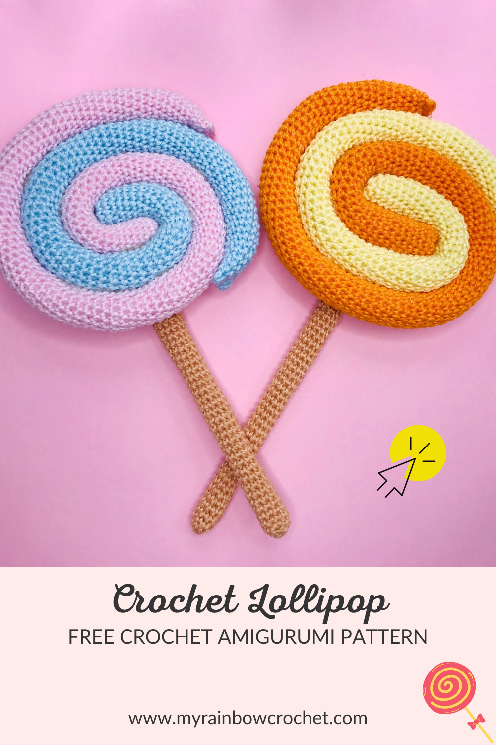 crochet pattern lollipop