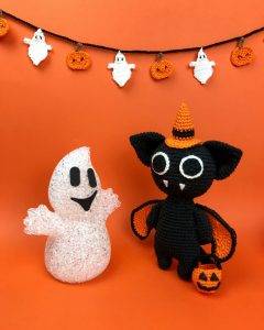 crochet pattern vampire cat halloween