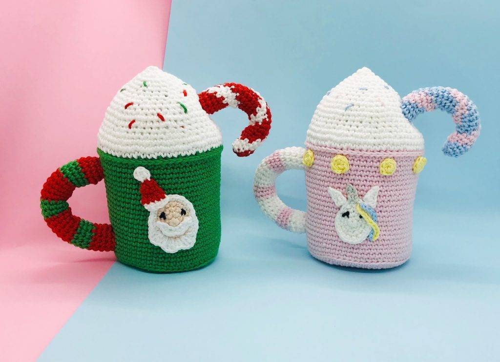 crochet pattern christmas mug
