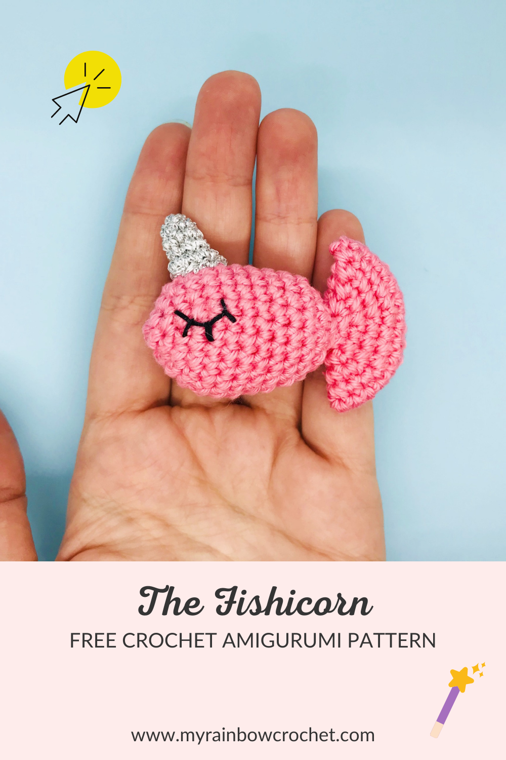 free pattern crochet amigurumi fishicorn