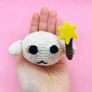 crochet pattern amigurumi rice ball fairy mélusine