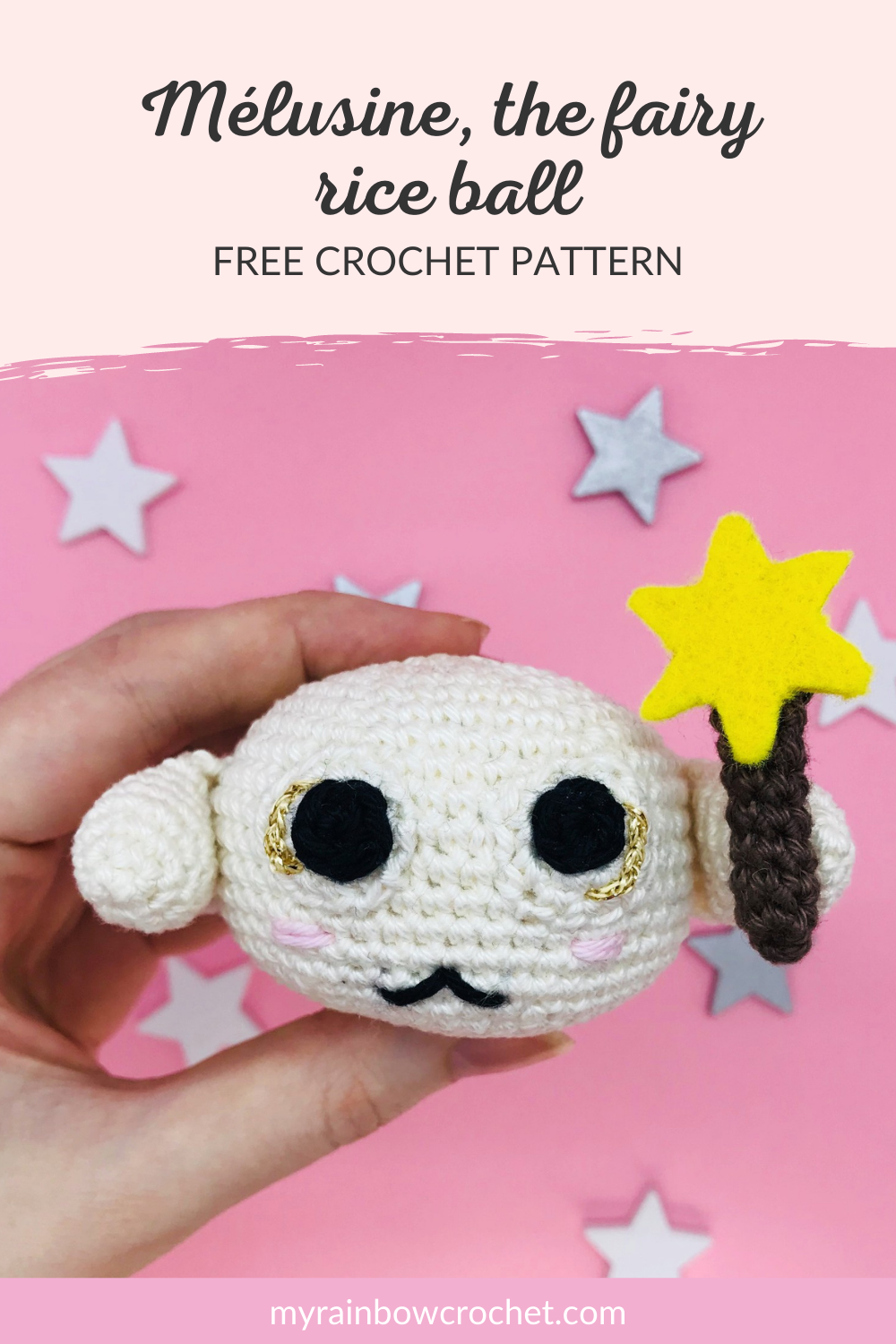 crochet pattern mélusine fairy