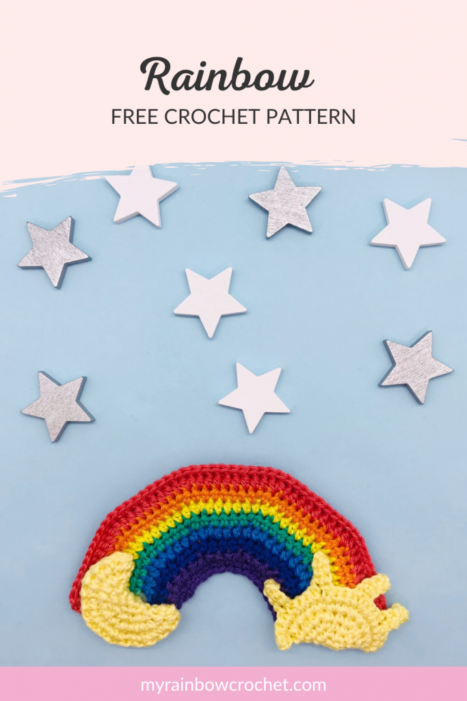 The rainbow 🌈- Free Crochet pattern - My Rainbow Crochet