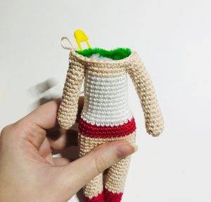 ashana cupid elf crochet pattern doll amigurumi beginner free love heart bow