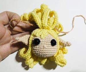 heart ashana cupid elf crochet pattern doll amigurumi beginner free love heart bow