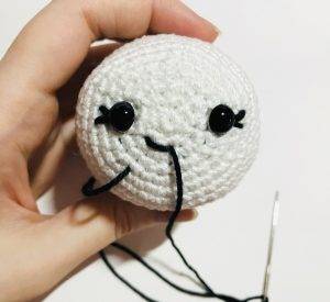 nez lapine tsum tsum patron crochet gratuit décoration débutant facile pâques oeuf