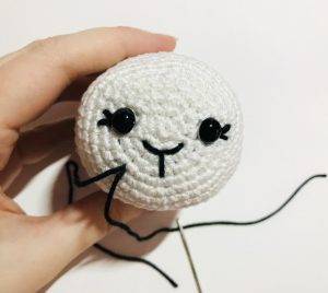 nez lapine tsum tsum patron crochet gratuit décoration débutant facile pâques oeuf