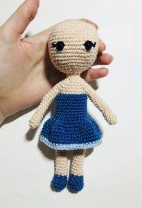 dress gaelia easter fairy free crochet pattern doll beginner easy egg