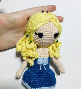 hair gaelia easter fairy free crochet pattern doll beginner easy egg