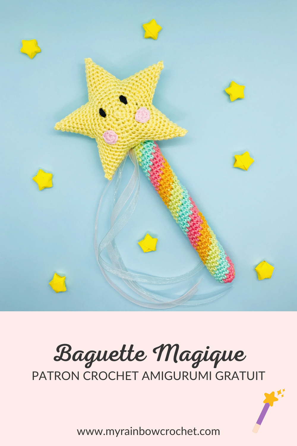 baguette magique patron gratuit crochet amigurumi