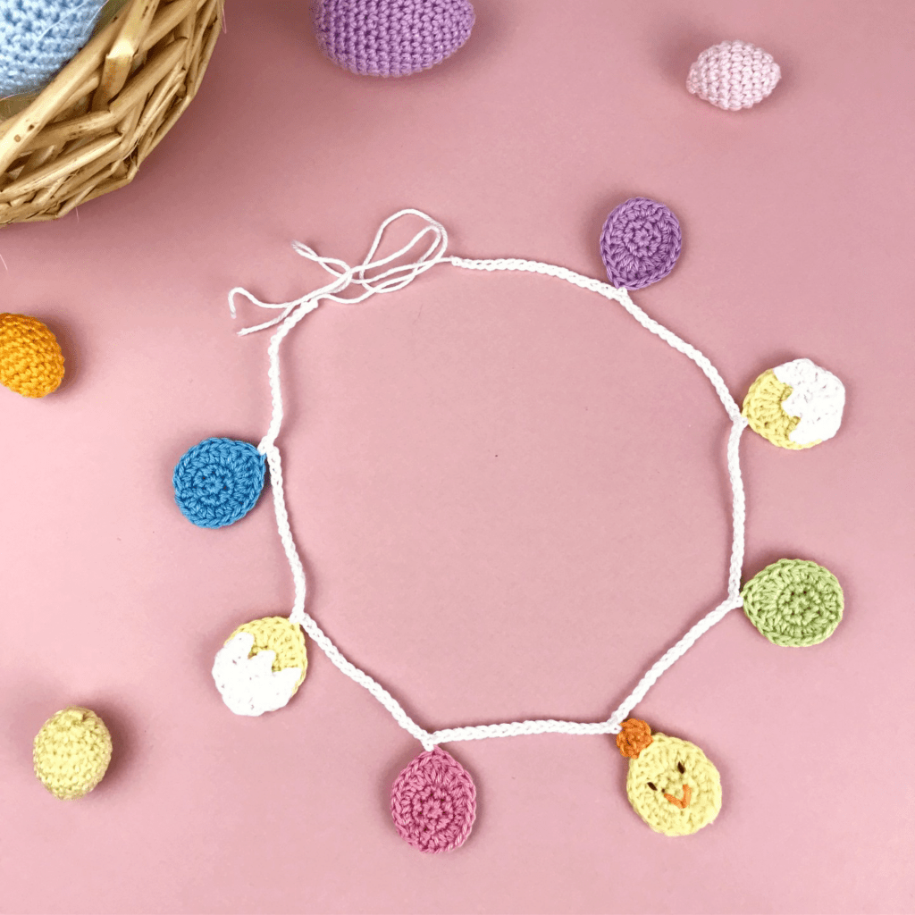 easter garland free crochet pattern beginner