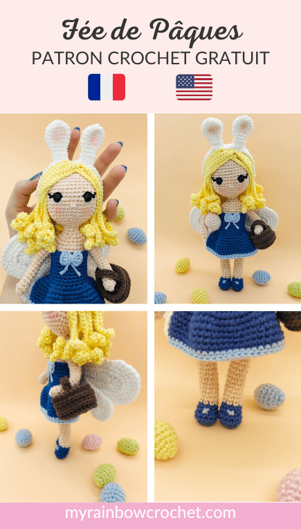 gaelia fée pâques patron crochet gratuit facile poupée débutant amigurumi FR 10