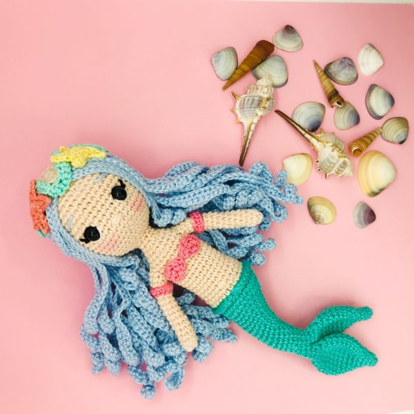 patron crochet marea princesse sirène