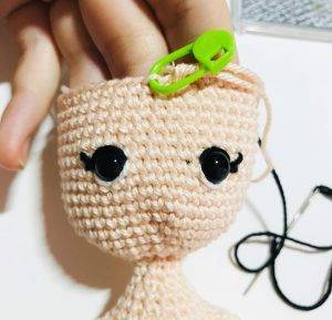 eyes marea mermaid princess easy crochet pattern doll amigurumi beginner free