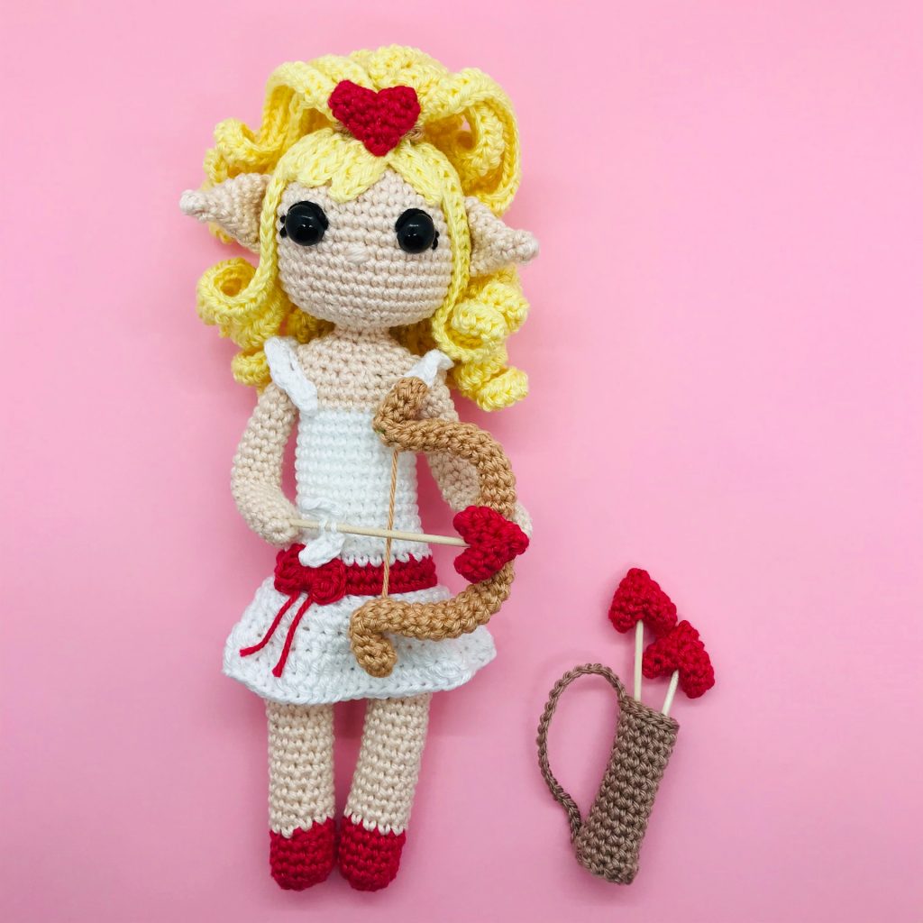 crochet pattern ashana elf cupid