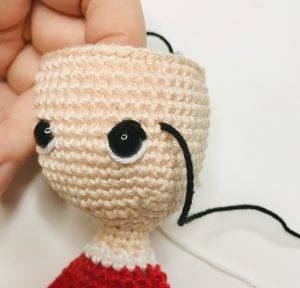 eye elerinna christmas elf crochet pattern doll amigurumi beginner free