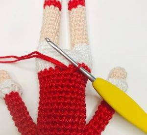 dress elerinna christmas elf crochet pattern doll amigurumi beginner free