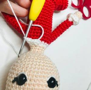 dress elerinna christmas elf crochet pattern doll amigurumi beginner free