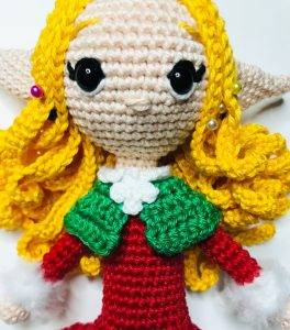 cape elerinna christmas elf crochet pattern doll amigurumi beginner free