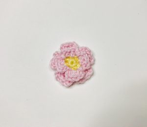 rang intérieur bague fleur crochet