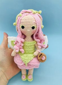 crochet pattern rose fairy rosa