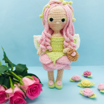 crochet pattern rosa rose fairy