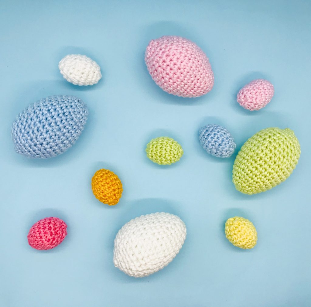 Mini Easter Eggs - Free Crochet pattern - My Rainbow Crochet