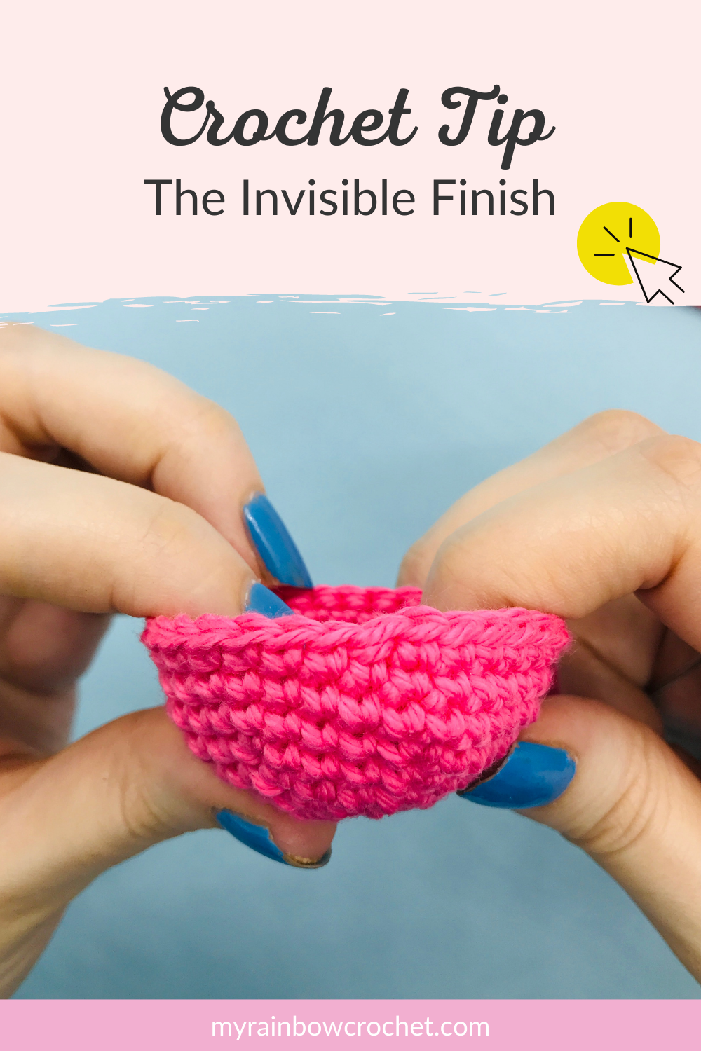 amigurumi tip invisible finish