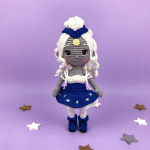Luna, princesse de la Lune - Patron crochet amigurumi Luna, princesse de la Lune - Patron crochet amigurumi Image