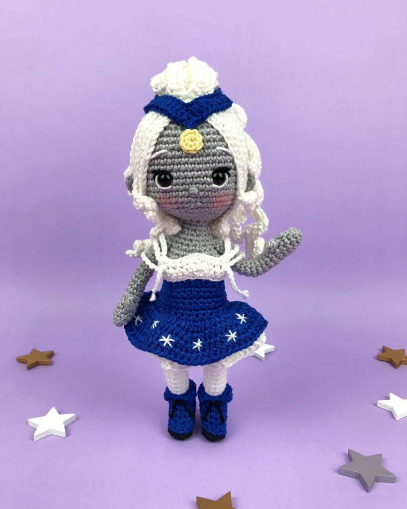 patron crochet luna princesse lune