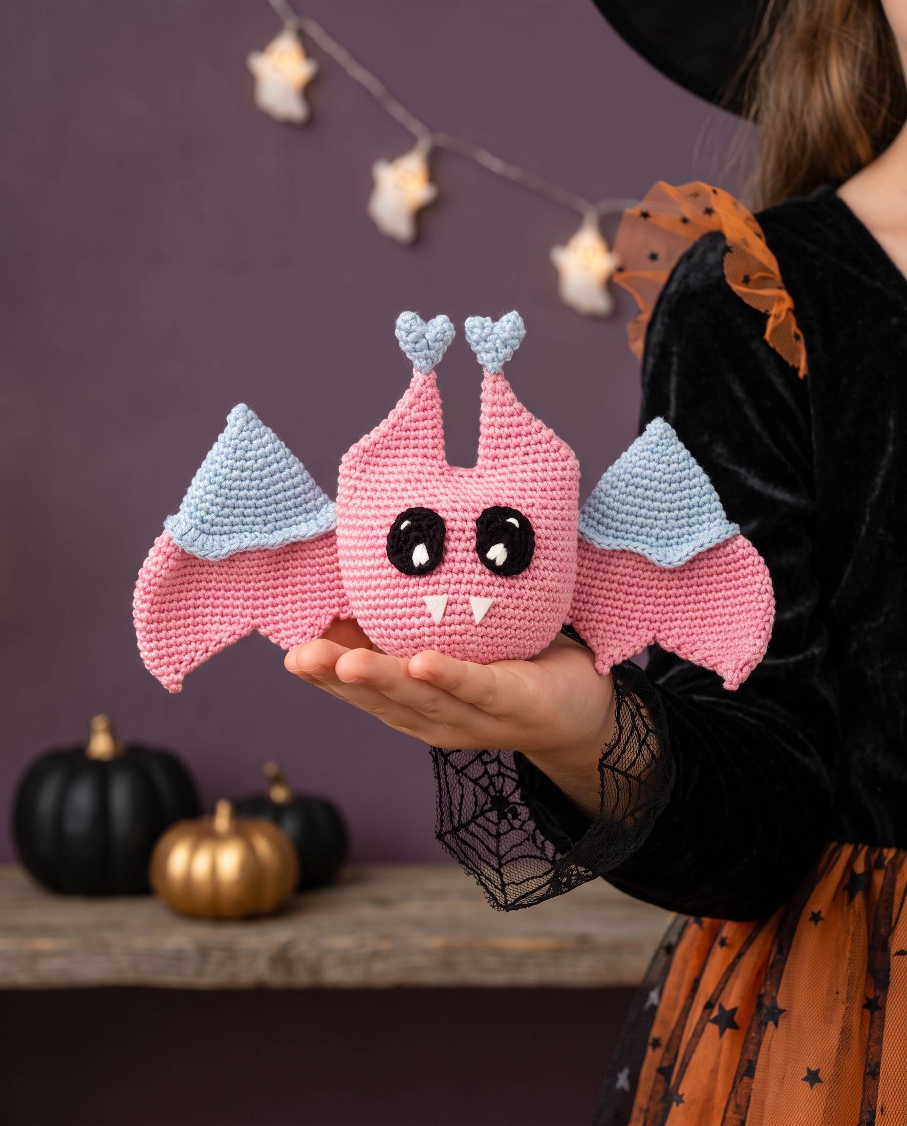 vampina chauve-souris halloween patron crochet facile débutant animal amigurumi