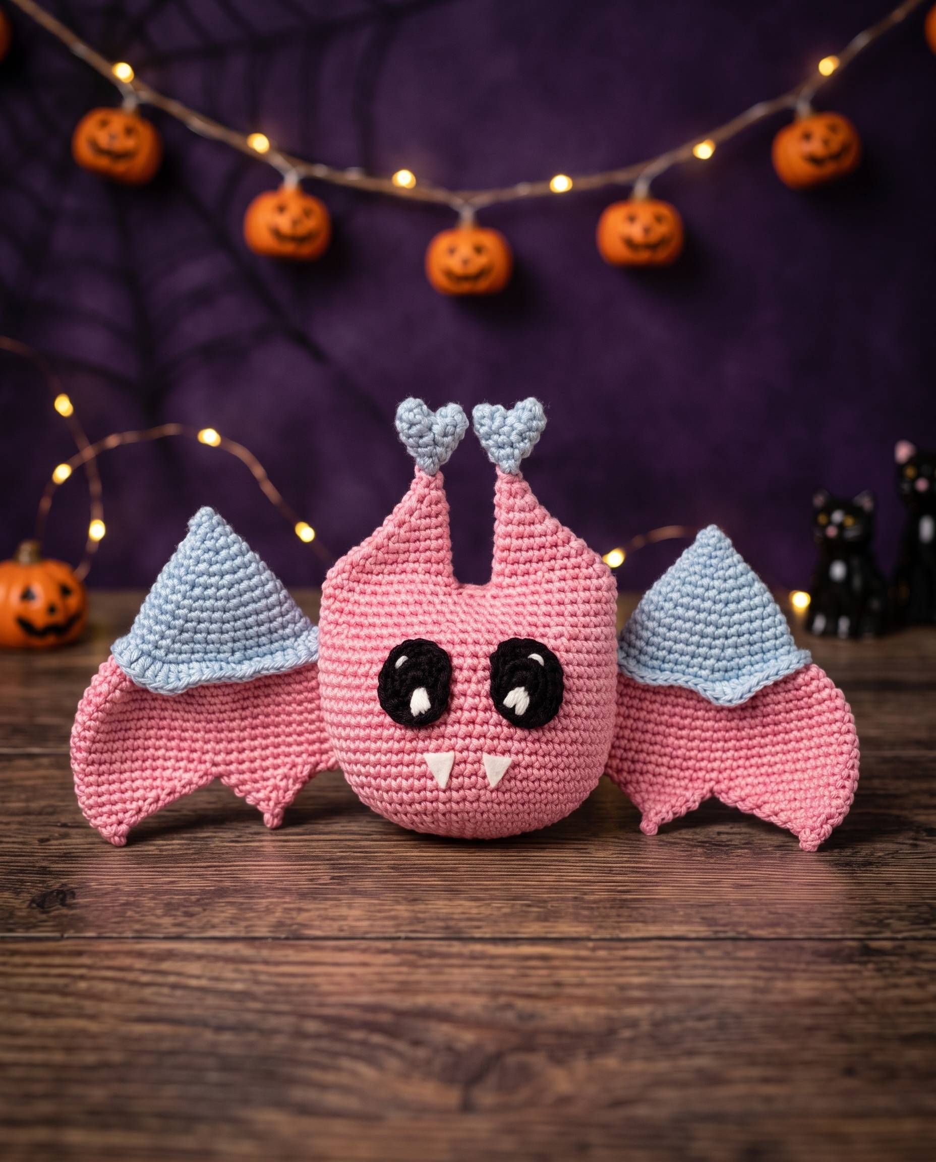 vampina chauve-souris halloween patron crochet facile débutant animal amigurumi