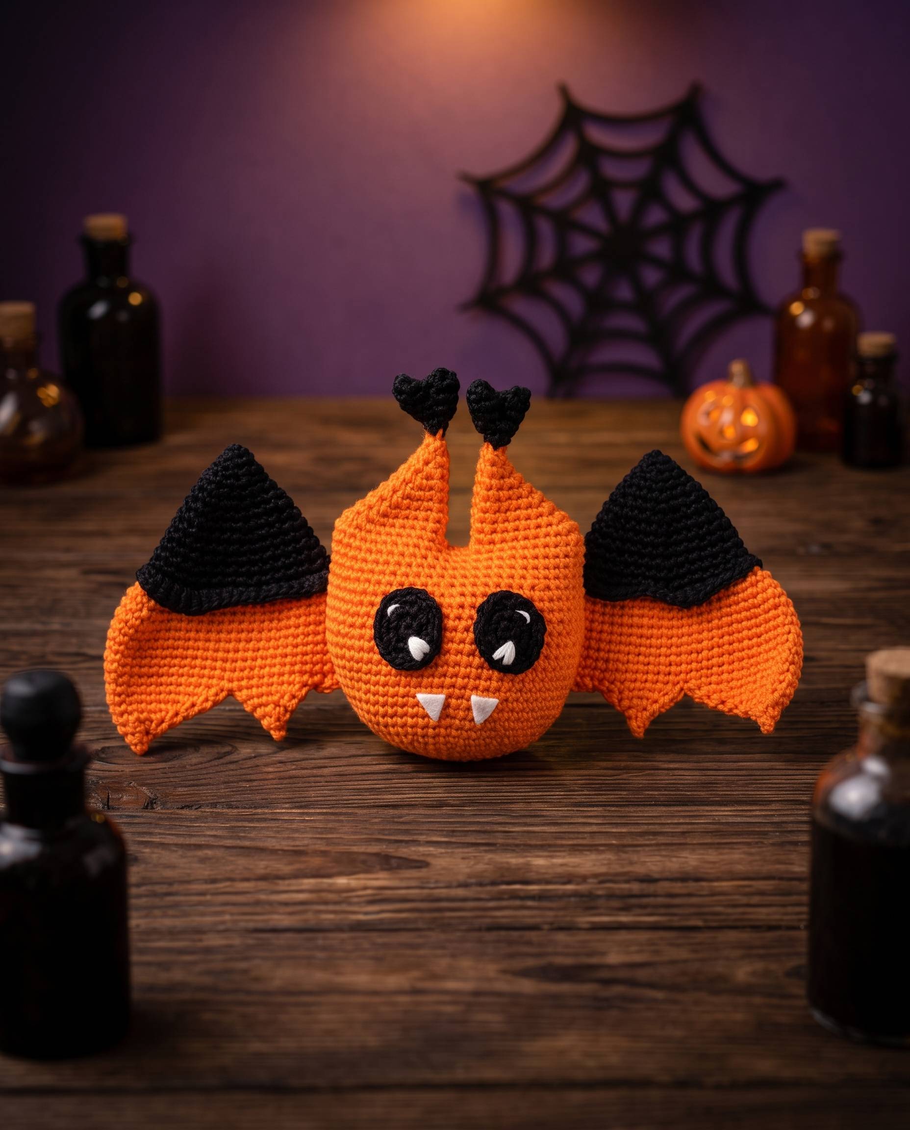 vampina chauve-souris halloween patron crochet facile débutant animal amigurumi