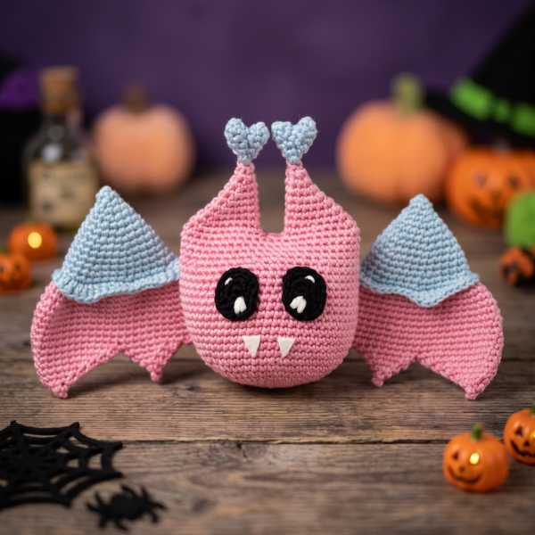 vampina chauve-souris halloween patron crochet facile débutant animal amigurumi