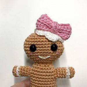 bow lady gingerbread
