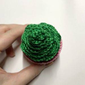assemblage crème cupcake de noël crochet patron