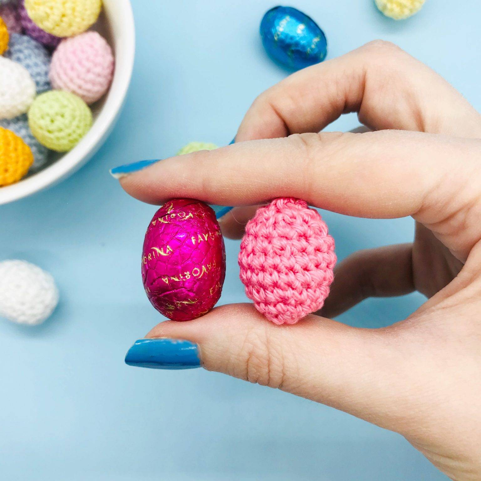Mini Easter eggs - Crochet pattern Amigurumi - My Rainbow Crochet