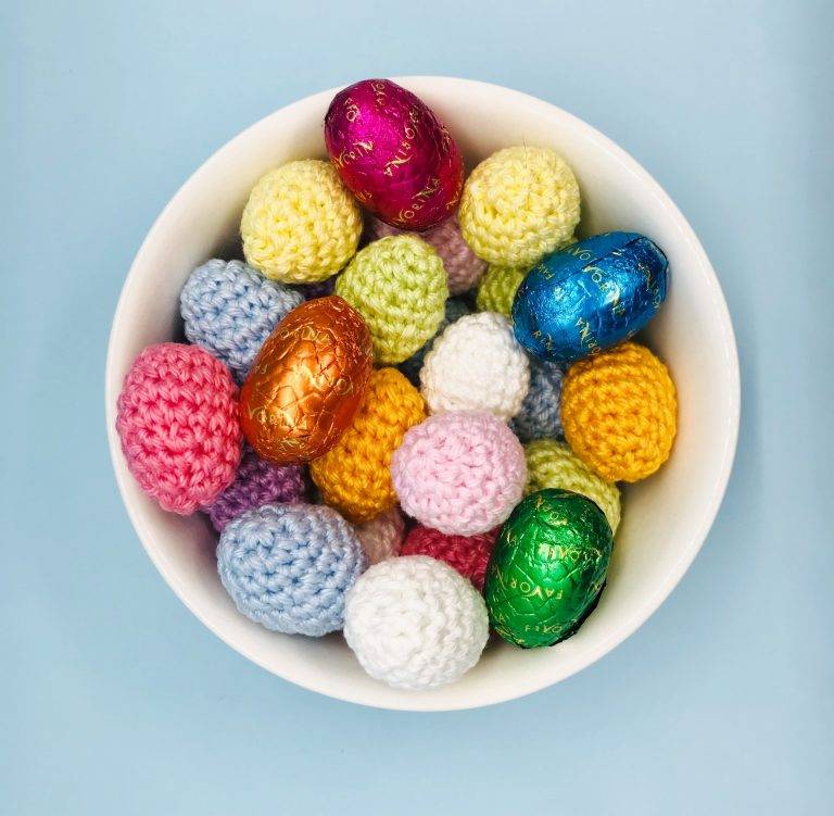 Mini Easter eggs Crochet pattern Amigurumi My Rainbow Crochet