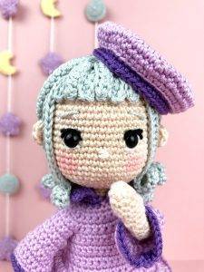 crochet pattern amigurumi doll starrya girl from stars