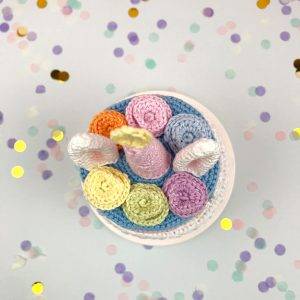 magic birthday cake crochet pattern amigurumi food beginner easy