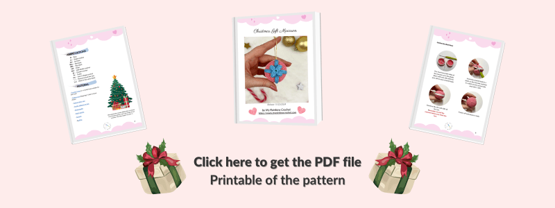 christmas gift macaron easy crochet amigurumi pattern beginner food decoration