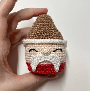 nez cupcake père noël patron crochet nourriture dinette amigurumi débutant gratuit