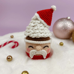 cupcake père noël patron crochet nourriture dinette amigurumi débutant gratuit