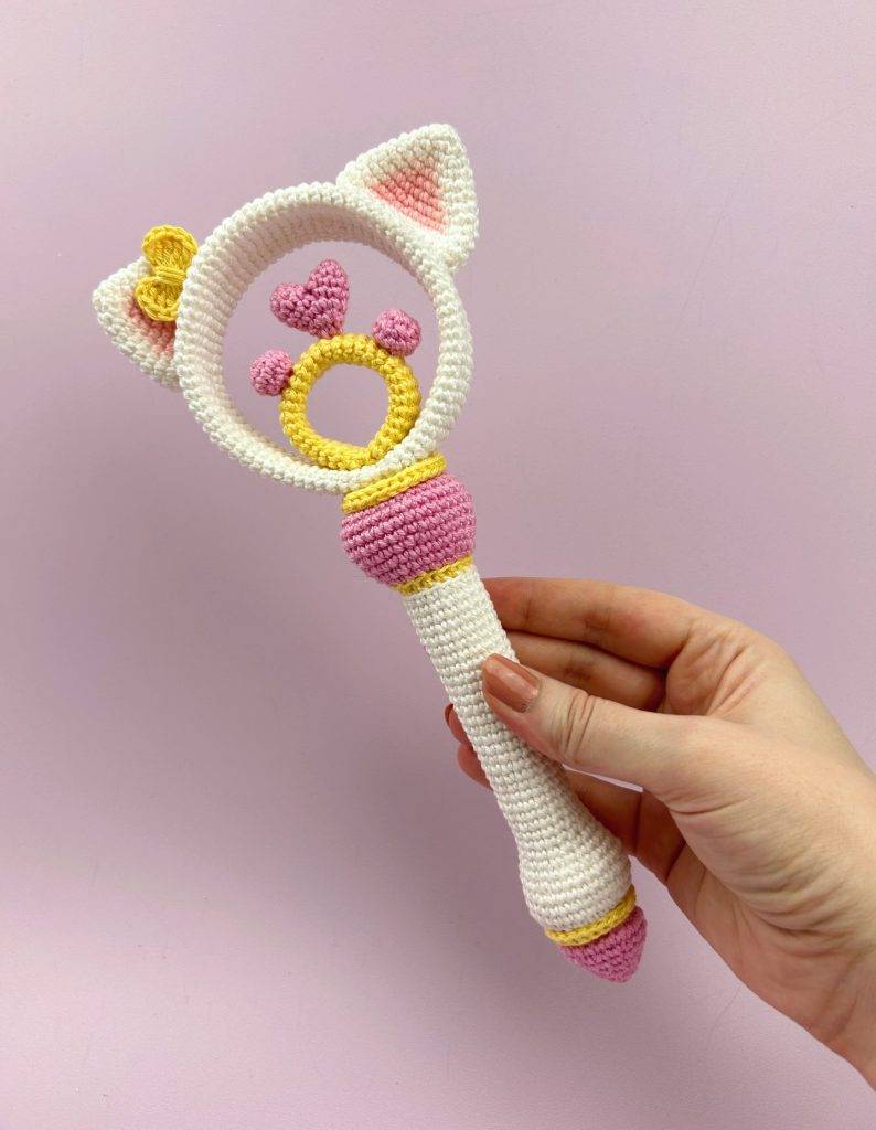 baguette magique chat patron crochet gratuit décoration débutant facile