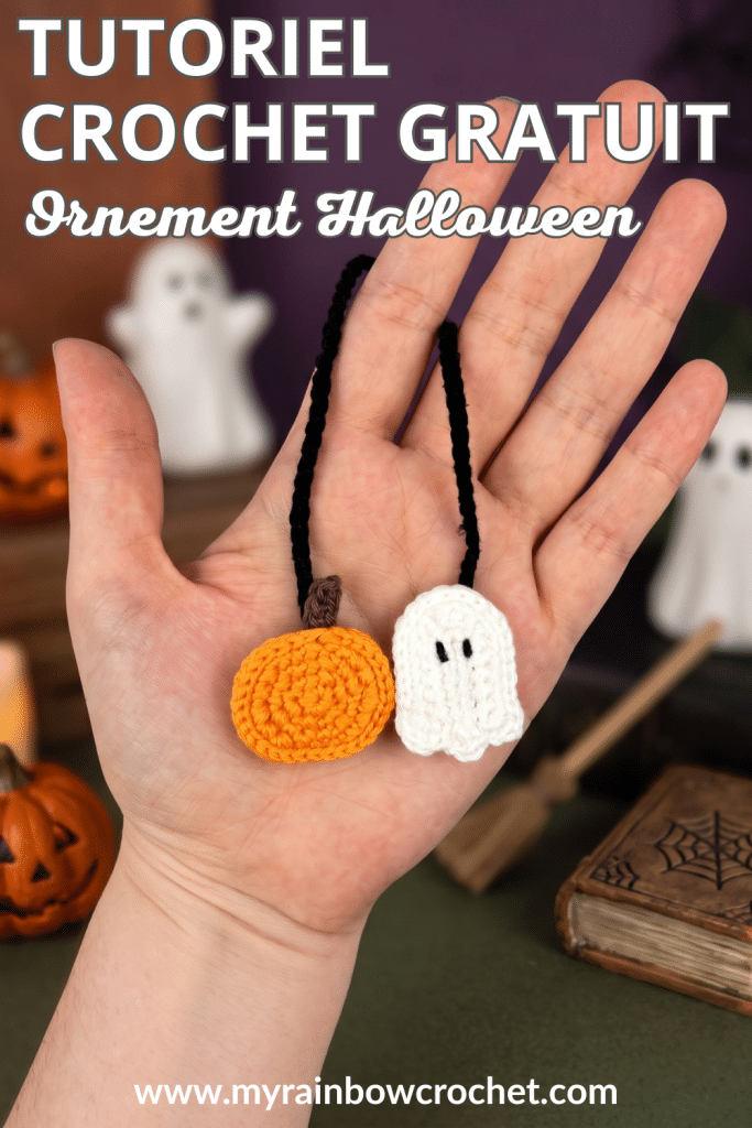 halloween ornement pour casque facile crochet patron pour débutant porte clés FR 10