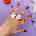 bague fantôme patron crochet facile débutant halloween bijoux